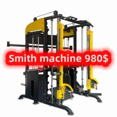 Cable Crossover Multi Functional Smith Machine Home Gym With Weight Lifting Training Smith Machine