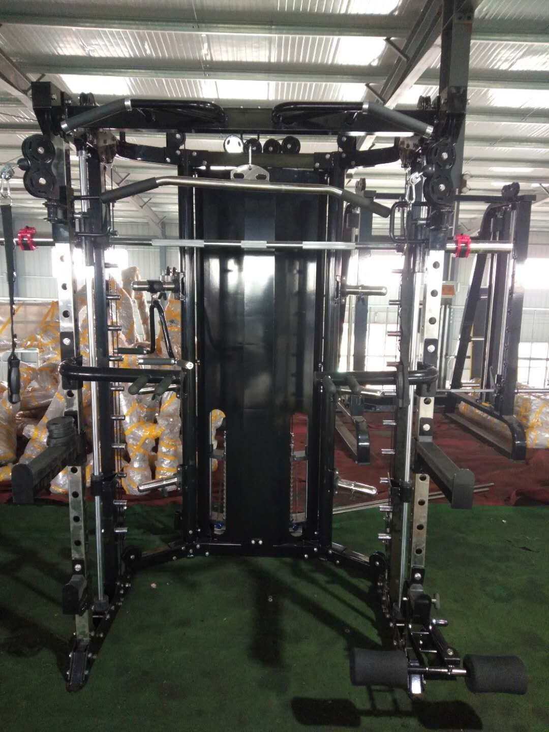 Xinrui best price jammer arm  multi-functional gym equipment trainer smith machine with weight stack