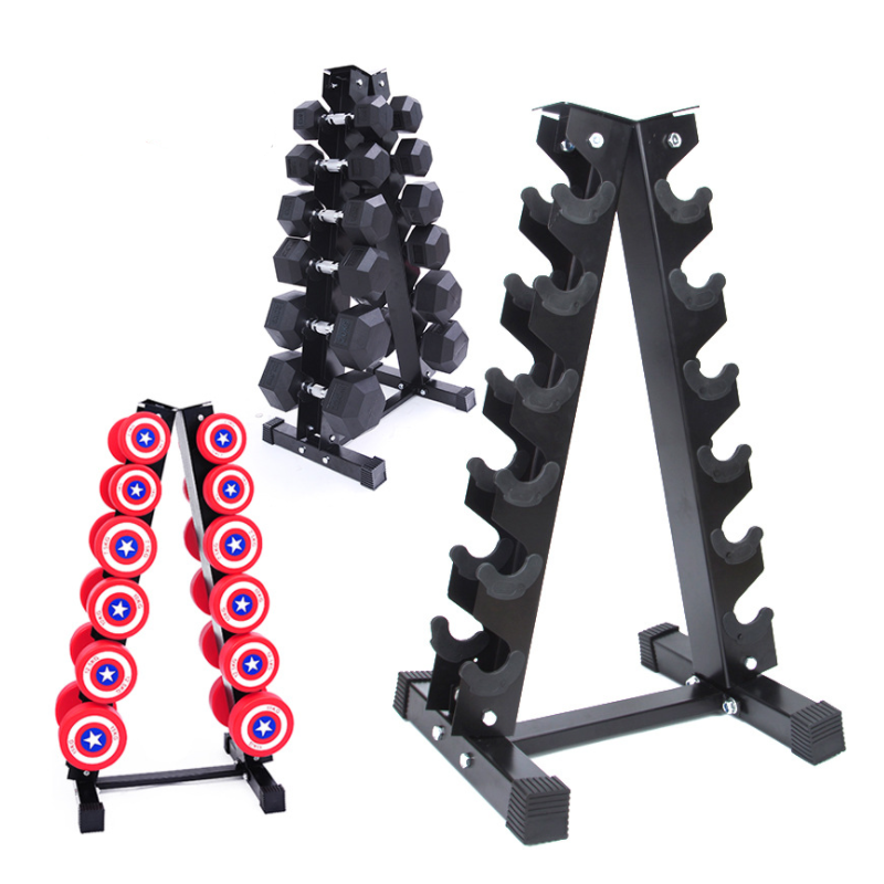 Commercial Use And Home Use Gym  Equipment Hex Dumbbell Rack a Frame Dumbbell Rack Dumbbell Set