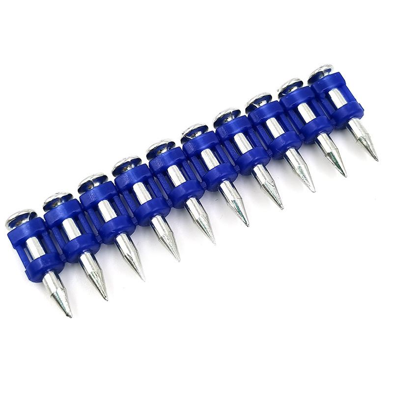 Gas Shooting Nails Gun Nail Plastic Strip Gas Pin Concrete Nails Gas Actuated Fastener System