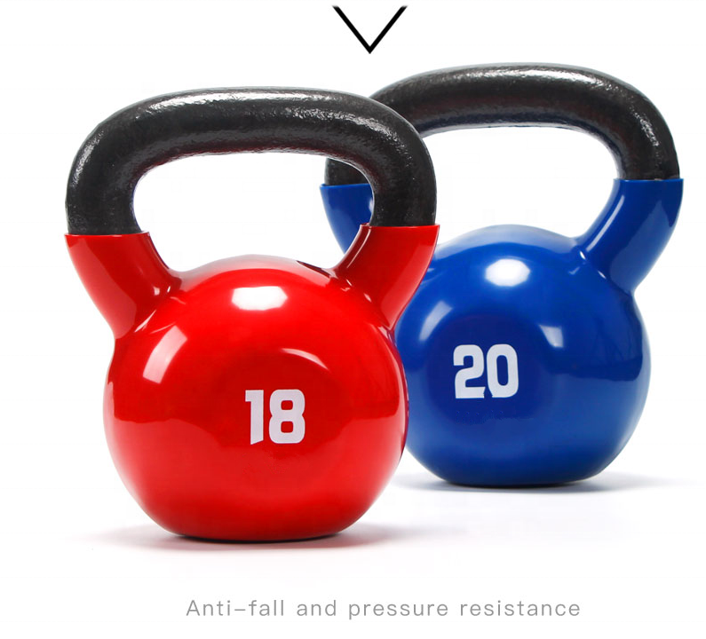 Wholesale kettle bell gym weightlifting dumbbell 20kg competition kettlebell set