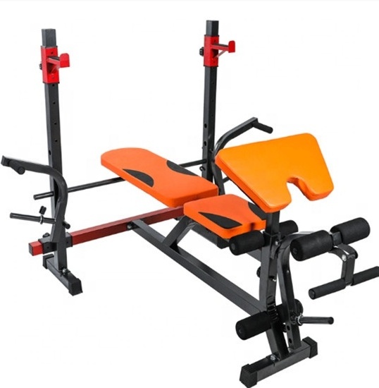 Weight gym body vision weight bench with squuat rack for powerlifting