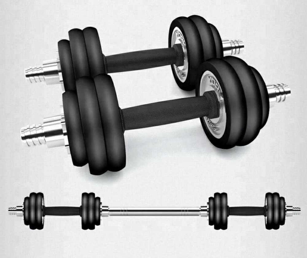 One Pair of Adjustable weight Dumbbells Cast Iron Total 105 Lbs (2 X 52.5 Lbs)