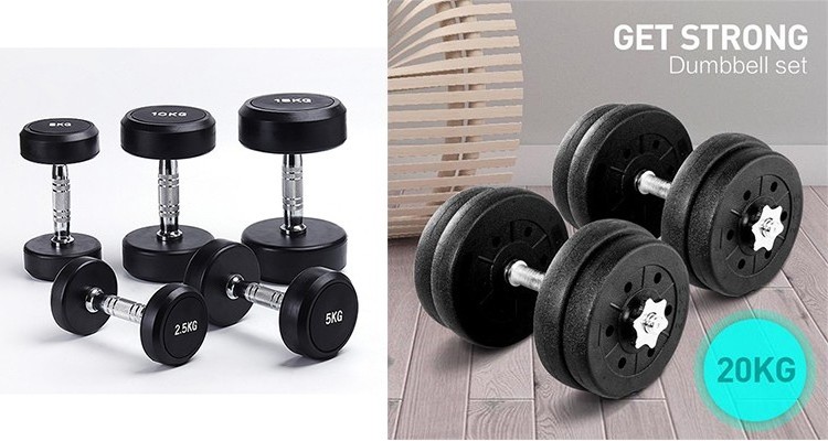 gym body building dumbbells weight lifting equipment jiuli fitness