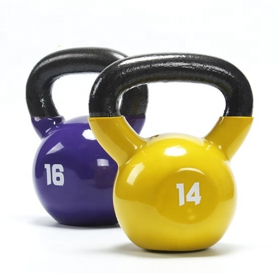 Wholesale kettle bell gym weightlifting dumbbell 20kg competition kettlebell set