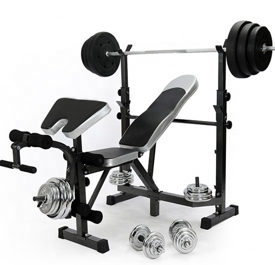 Weight gym body vision weight bench with squuat rack for powerlifting