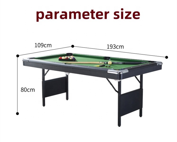 Full size have stock 6 ft pool table small pool table