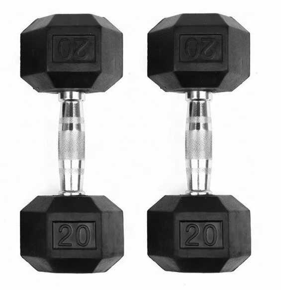 China cap supplier 100kg dumbbell barbell set gym fitness powerlifting triangle dumbbell