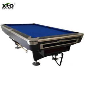 Piscina mesa de billar swimming glass snooker 8ft foldable pool table