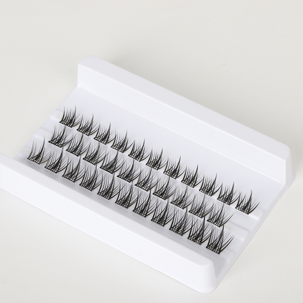 SP EYELASH No Glue Needed Adhesive Cluster Lashes Pre-Bond Technology Press-On Diy Lashes Long Lasting Superfine Band Segment