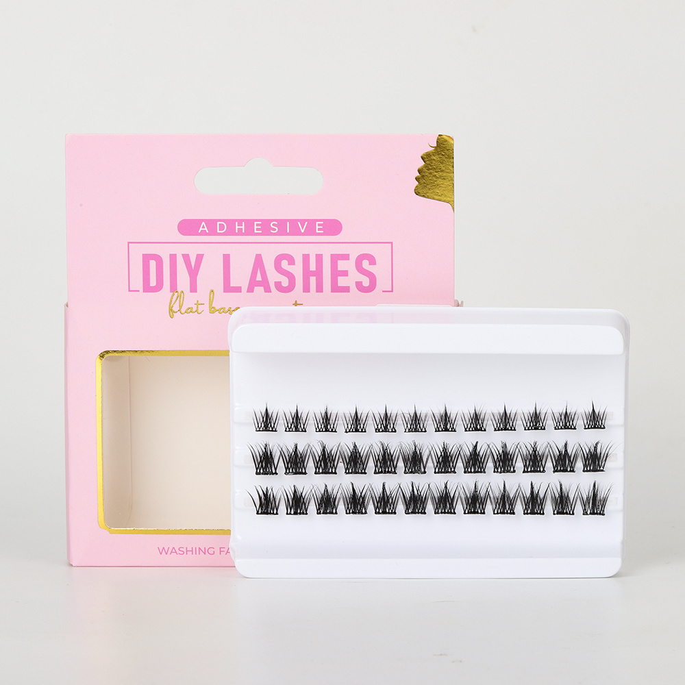 SP EYELASH No Glue Needed Self Adhesive Cluster Lash No Glue Need Diy Adhesive Cluster Lashes Extension Kits