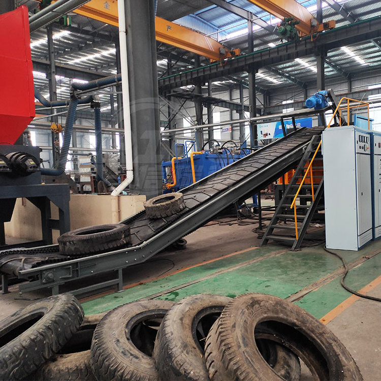 Waste Tyre Recycling Plant Tire Rubber Shredding