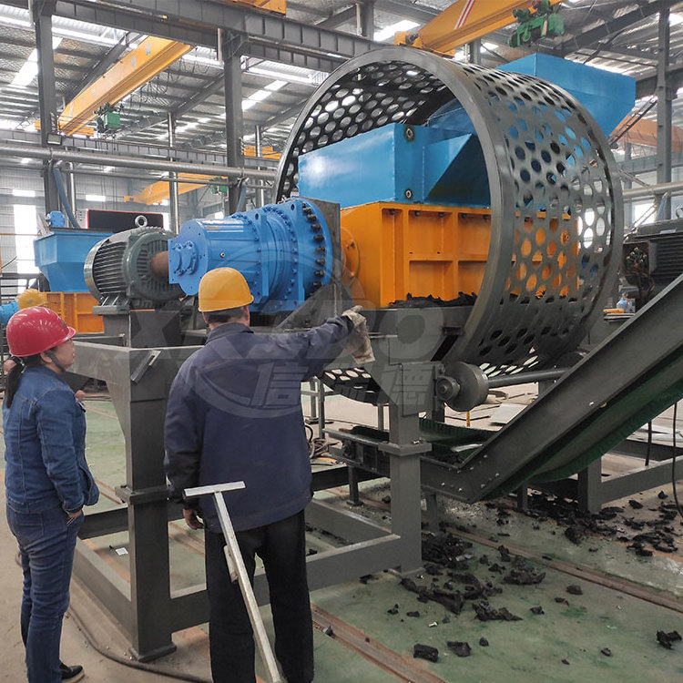 Waste Tyre Recycling Plant Tire Rubber Shredding