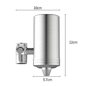 Medical stone energy ball alkaline water machine tap water filter with ceramic carbon filter cartridge