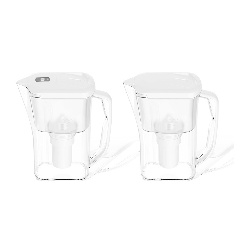 FLN Large 10 cup water filter pitcher for home kettle hydrogen mineral pot jug alkaline water filter pitcher