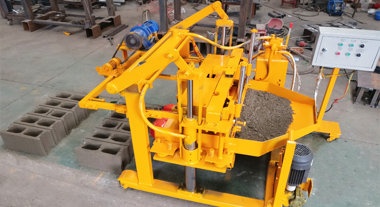 chinese hollow brick machine maker manual price QT40-3a machine block concrete