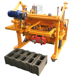 small manual bricks making machine lowest price QT40-3a block making machine price list in nigeria