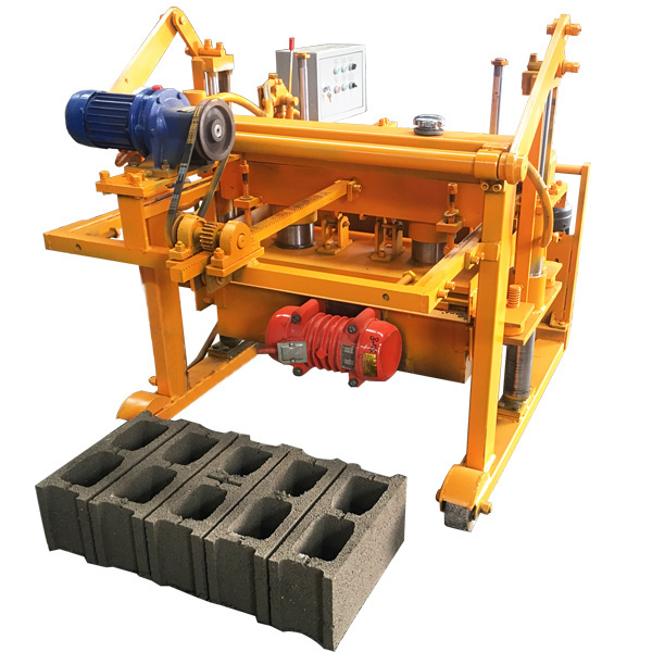 chinese hollow brick machine maker manual price QT40-3a machine block concrete