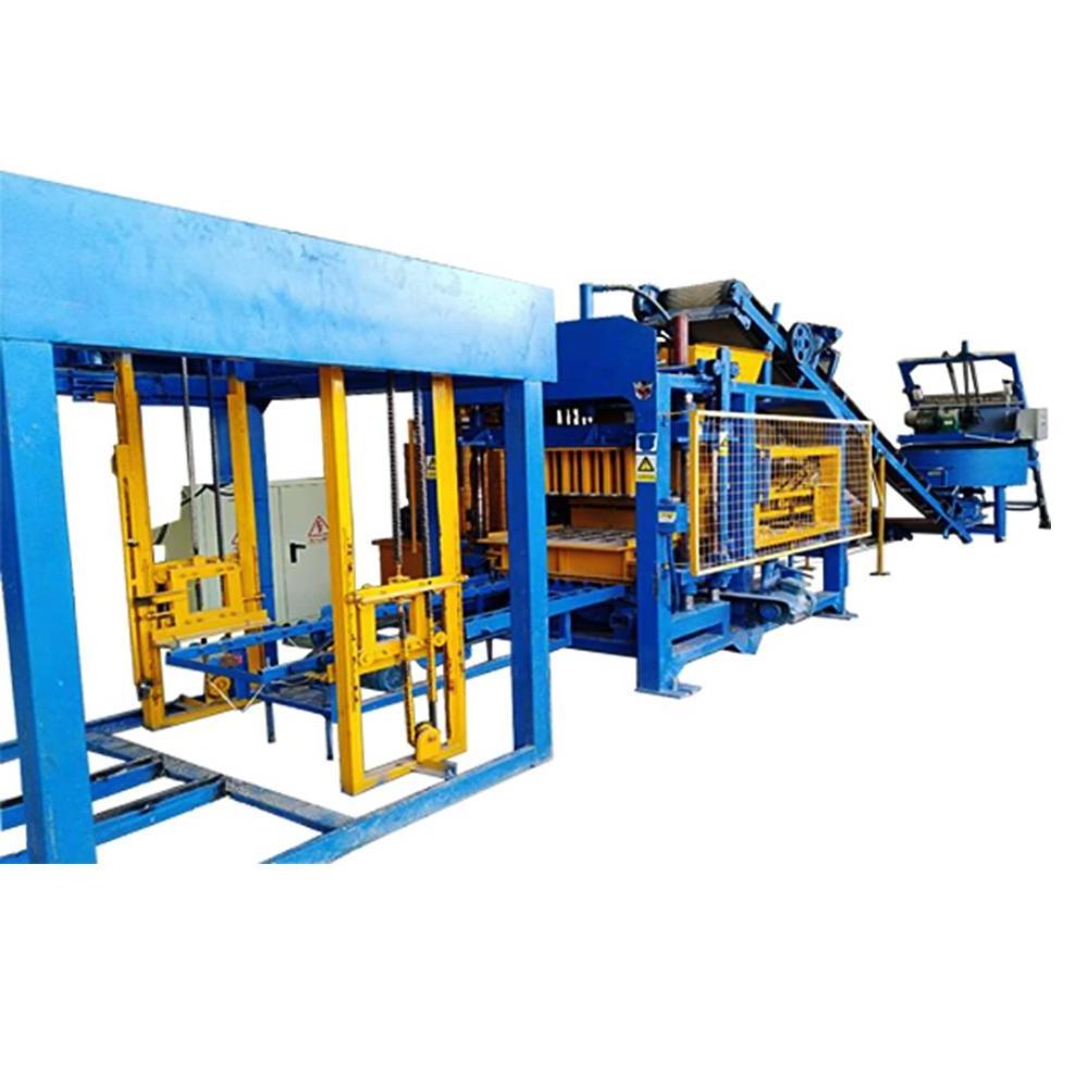 cement breeze block making machine in india QT4-15 concrete block paving machine