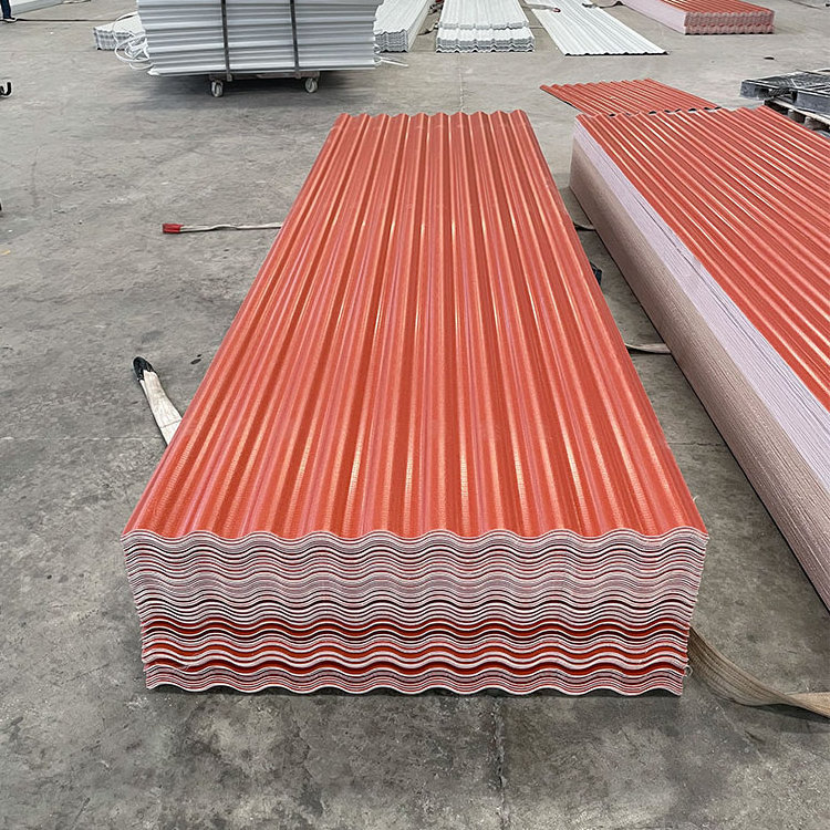 Impact Resistance Heat Insulation Corrugated PVC Plastic Roof Home PVC Roofing Sheet ASA PVC Roof Tile