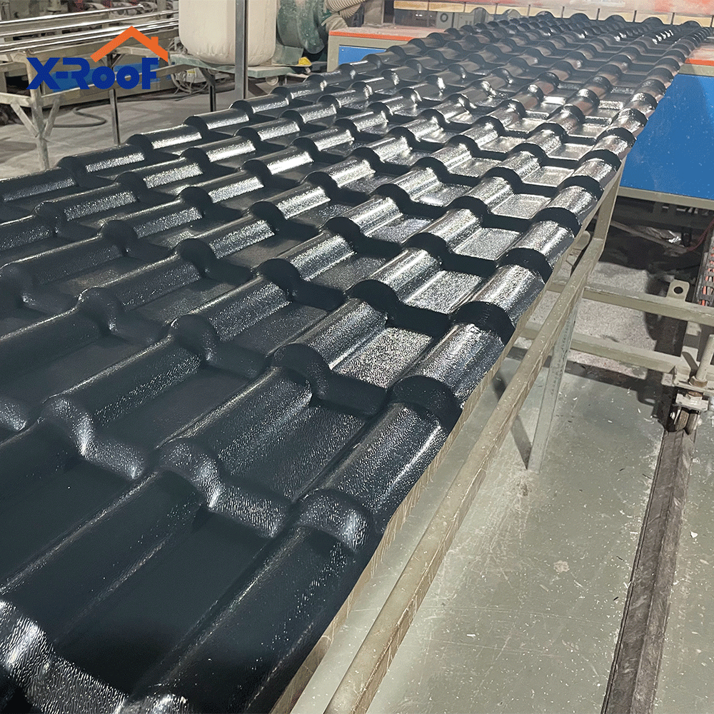 Roofng material asa plastic roof tile pvc spanish roof tiles pvc roof panel colonial pvc tile