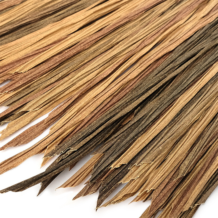 Hot selling heat insulation materials artificial thatch roof synthetic palm synthetic thatched roof gazebo