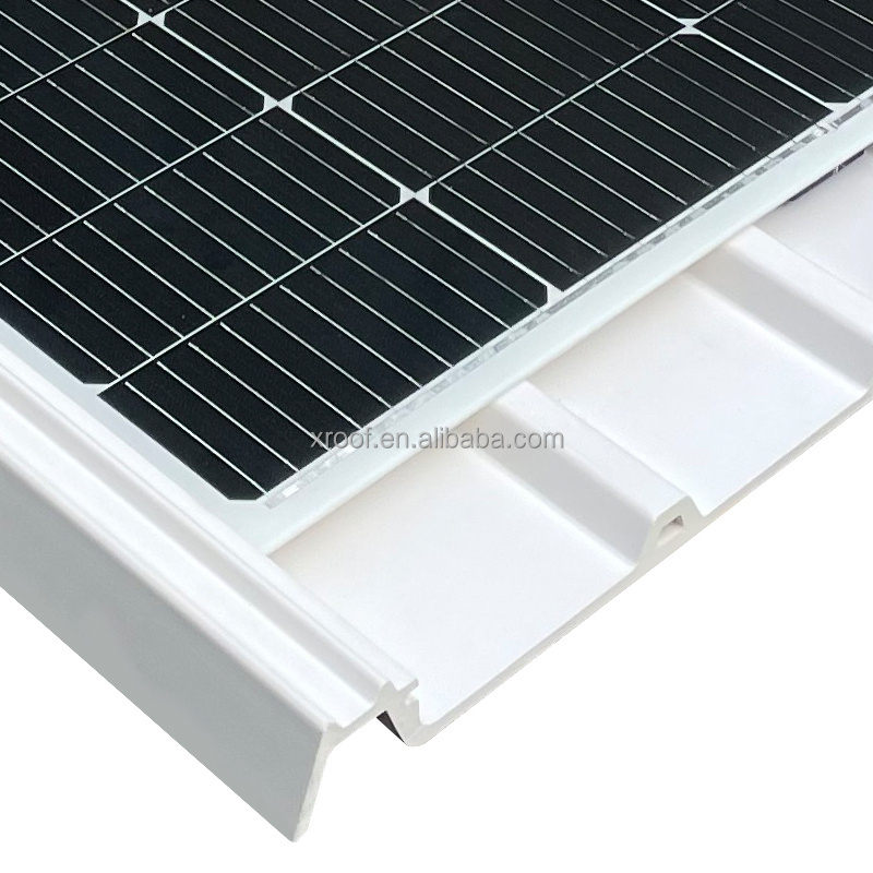 XROOF BIPV ETERNAL 153w photovoltaic panel solar roof tiles bipv sheet bipv roof solar panel system for home