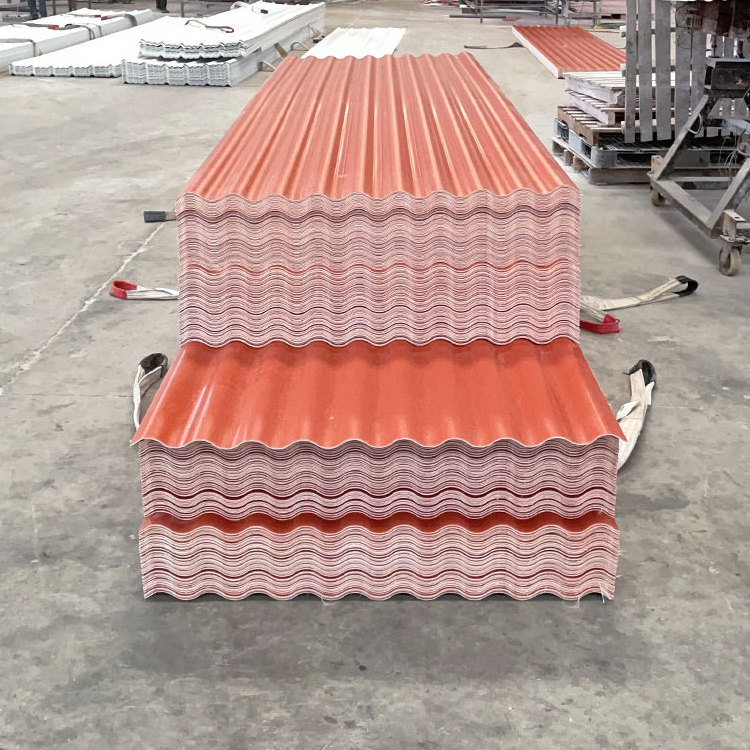 Impact Resistance Heat Insulation Corrugated PVC Plastic Roof Home PVC Roofing Sheet ASA PVC Roof Tile