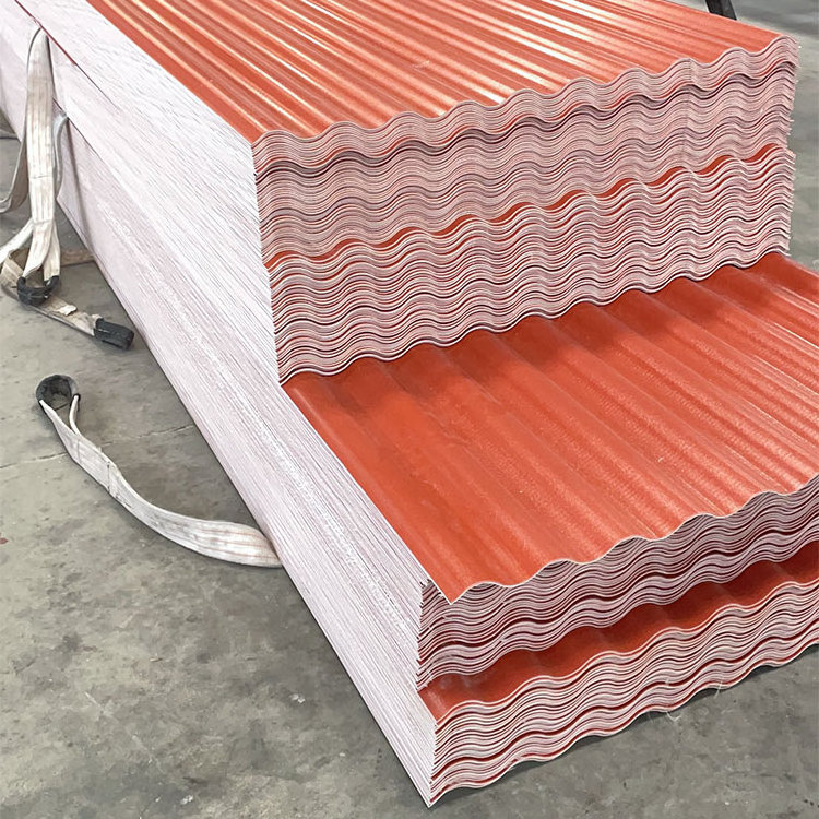 Impact Resistance Heat Insulation Corrugated PVC Plastic Roof Home PVC Roofing Sheet ASA PVC Roof Tile