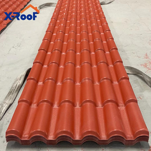 High quality masonry materials pvc roofing sheet teja upvc asa roma roof tile synthetic resin roof shingle