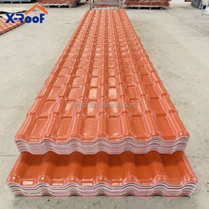 China manufacturer apvc synthetic resin plastic roof tile roman pillars decoration uv-resistant pvc roofing tile