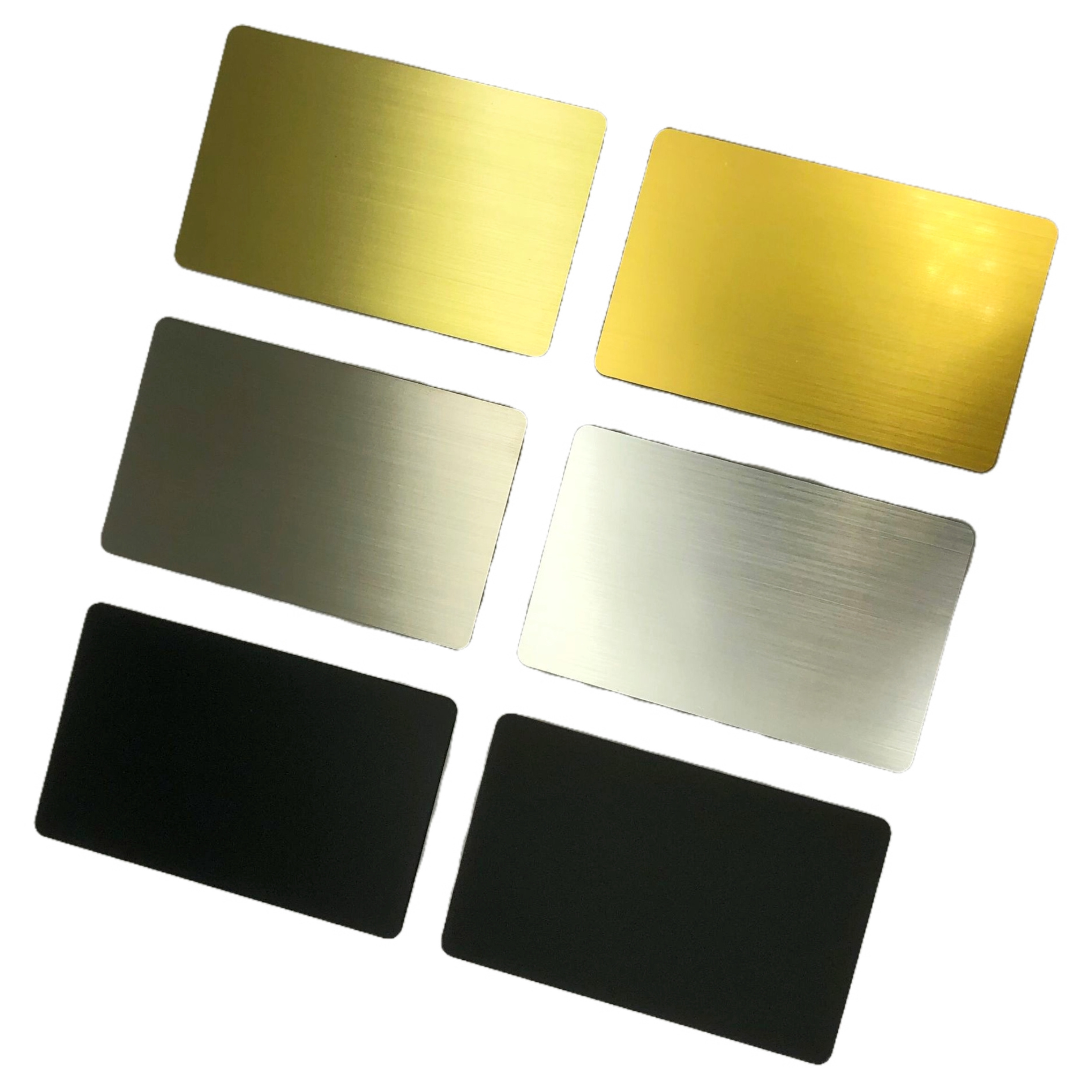 All production quality control 13.56MHz RFID Stainless Steel Metal Business NFC Metal Card