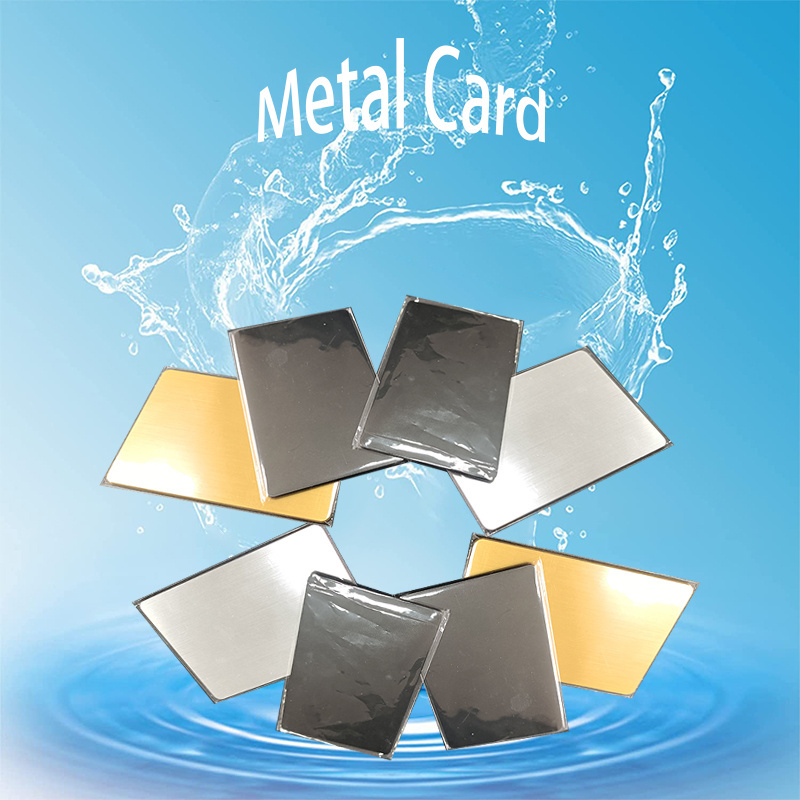 High-end Custom Nfc Metal Cards Business Card With Qr Code Nfc 4k Gold Nfc Metal Business Card