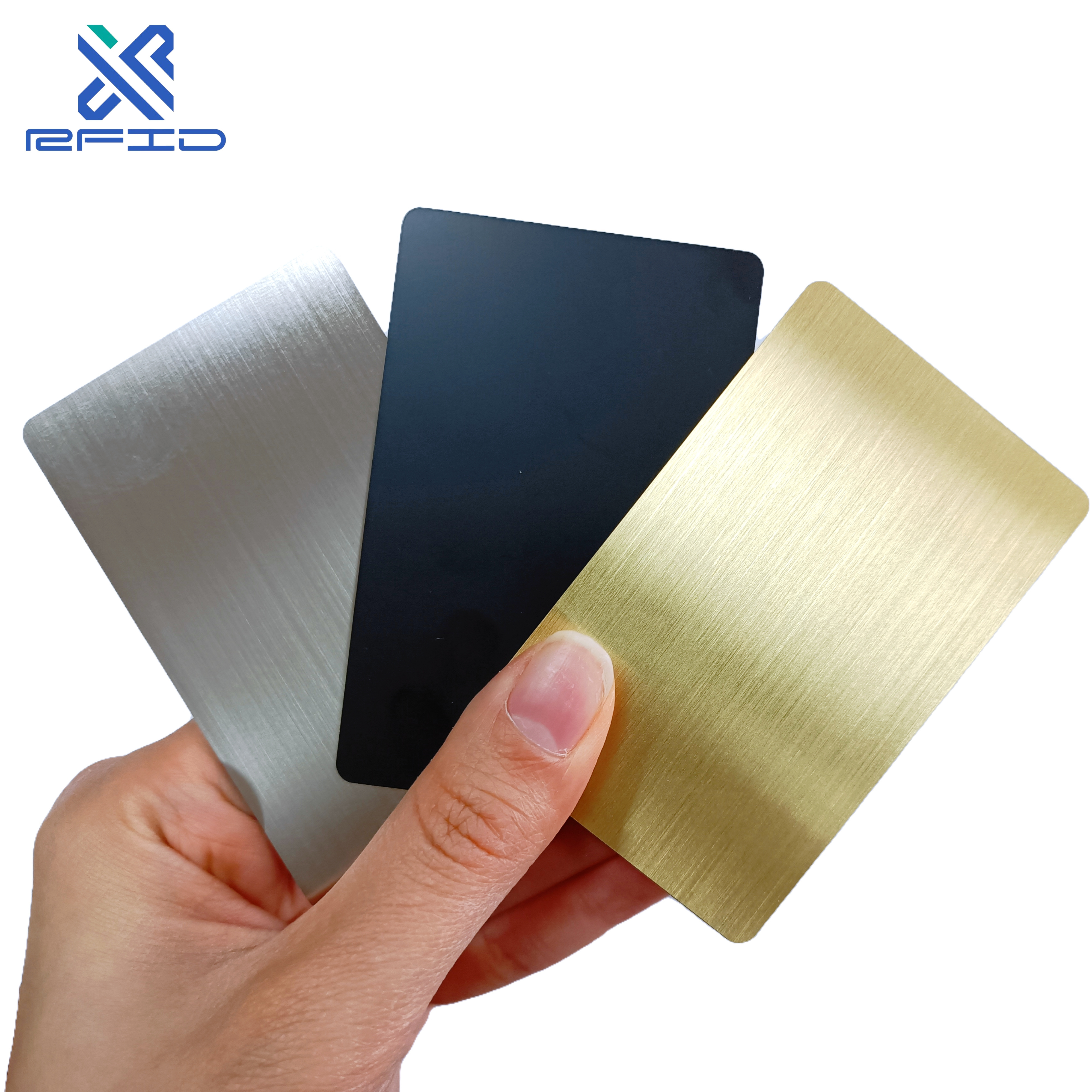 All production quality control 13.56MHz RFID Stainless Steel Metal Business NFC Metal Card