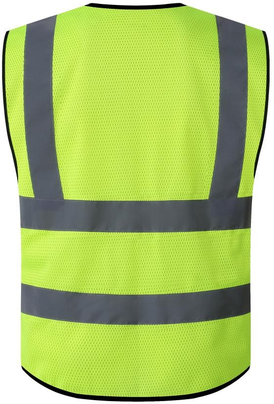 EN ISO 20471 Class 2 High Vis Safety Vest Red Blu Yellow Orange Security Safety Reflective Vest