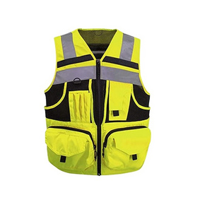 3M Scotchlite Reflective Stripes Chaleco Reflectante Knitted And Oxford Mesh Breathable Hi-vis Safety Vest With Pockets