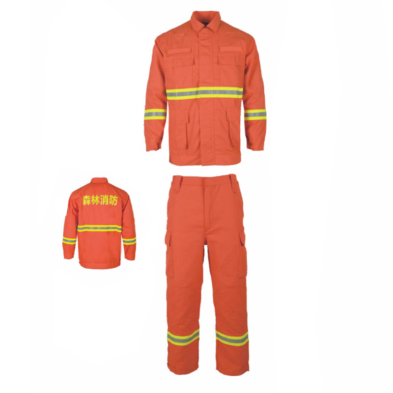 FR   Anti-Static  Fire  Resistant Suit  Rescue Suit  Forest Firefighter Suits