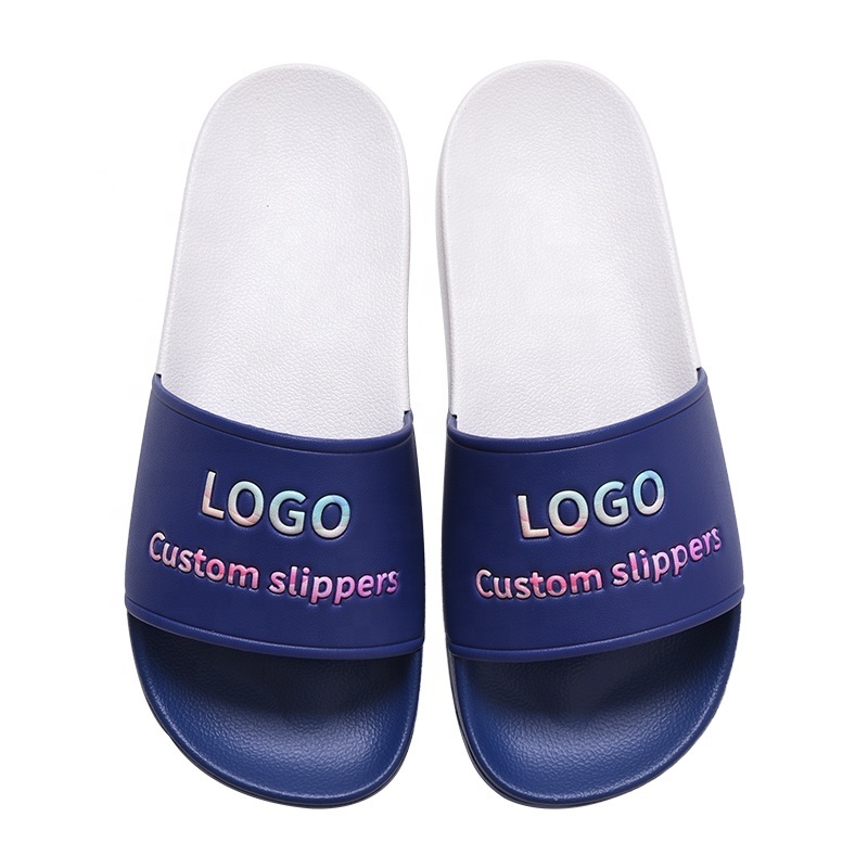 Fashion New Style Double Colors Slipper Items Custom Sublimated Shoes Slides Sandals Blanks Flip Flop For Sublimation Slippers