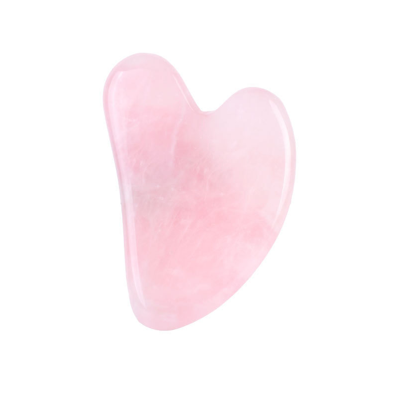 jade guasha board massage Wholesale Natural Rose Quartz Gua Sha Green Jade Gua Sha