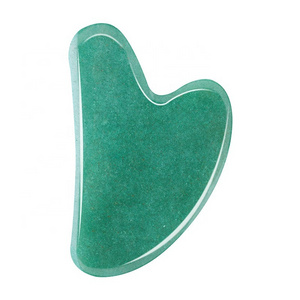 jade guasha Wholesale Natural Rose Quartz Gua Sha Green Jade Gua Sha