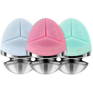 Shein Tiktok 4 In 1 Deep Cleansing Face Cleansing Brush Silicone New USB Cable Charging Travel Arrival Electric Face Brush