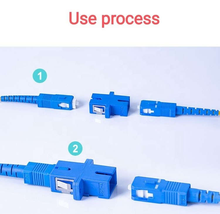 High Quality Standard Adapter SM SC/UPC simplex Single-mode SC LC FC ST Fiber Couplers SC/APC SM SX fiber optical adapter