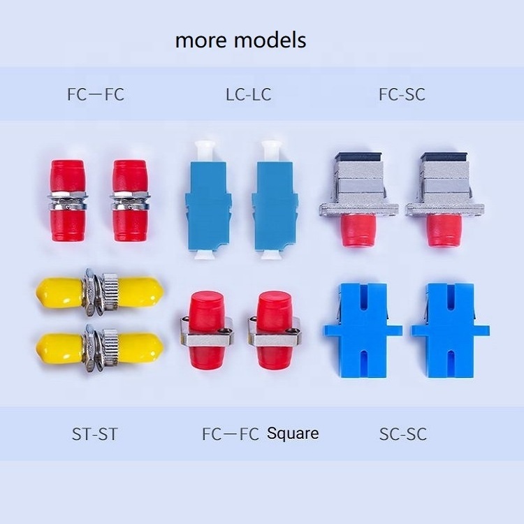 High Quality Standard Adapter SM SC/UPC simplex Single-mode SC LC FC ST Fiber Couplers SC/APC SM SX fiber optical adapter