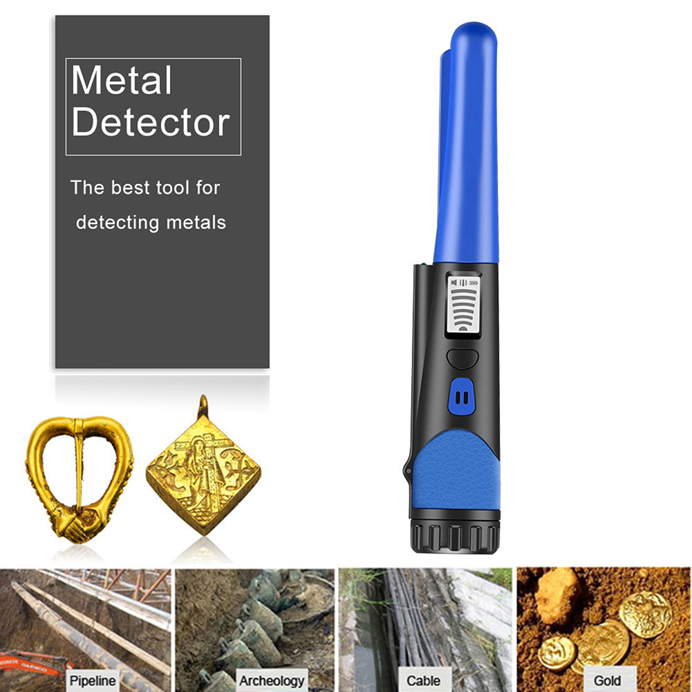 Hot sale mini metal detectors high sensitivity 360 degree detecting LCD display detector de metals pinpointer