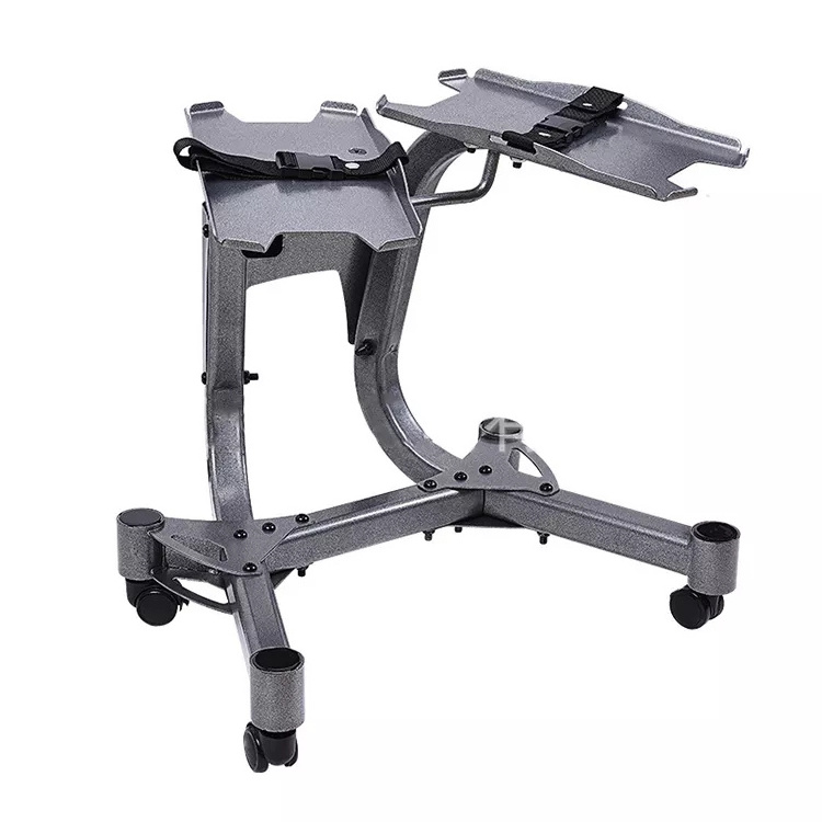 Home Gym Commercial Fitness Adjustable Dumbbell Stand Dumbbell Rack Standard Metal Dumbbell Holder Weight Rack Storage Stand