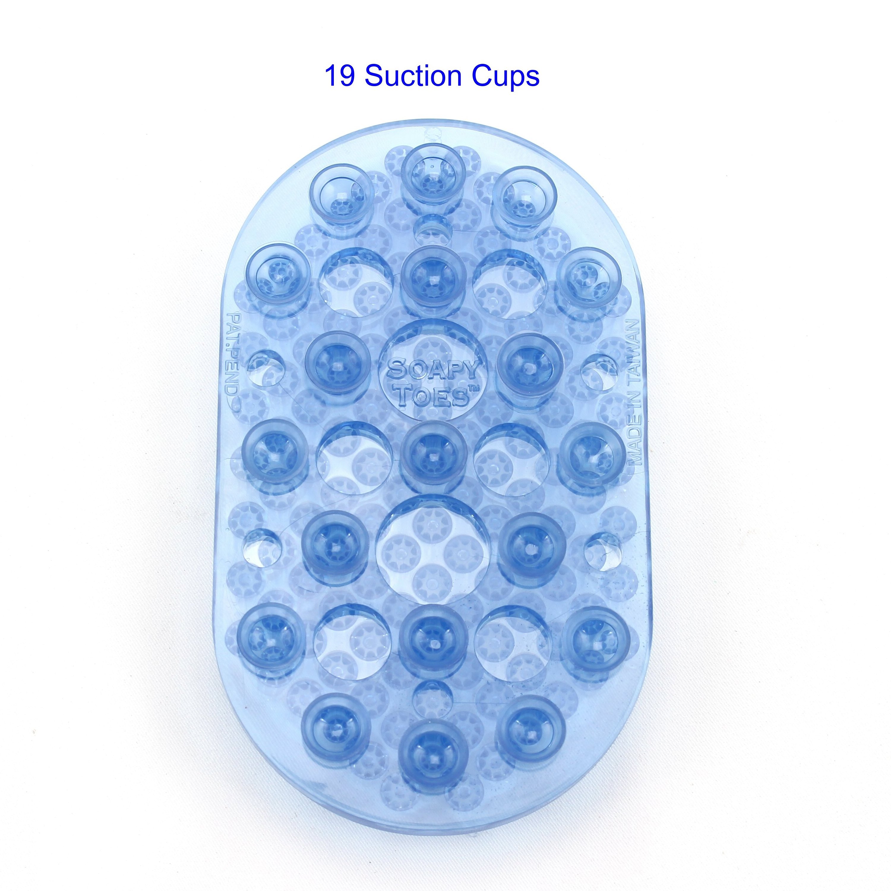 Foot Scrubber - 19cm Soft Bristle Suction Cups