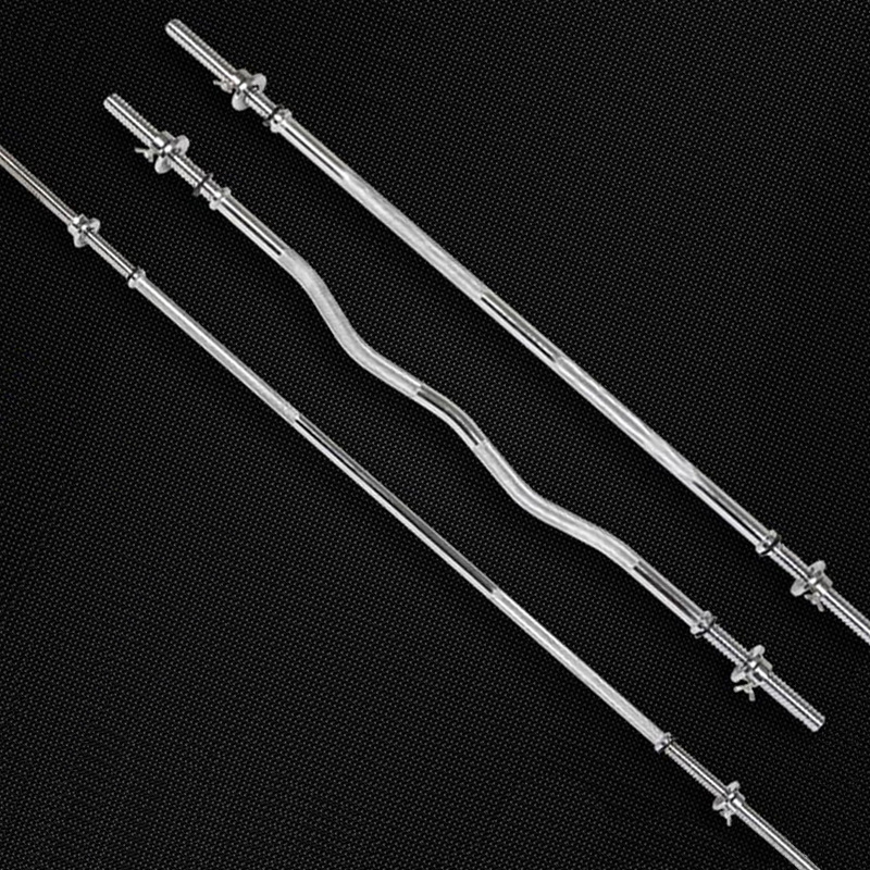 Barbell straight curved bar big small hole barbell 1.2 meters 1.5 meters 1.8 meters weight plate barbell