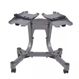 Home Gym Commercial Fitness Adjustable Dumbbell Stand Dumbbell Rack Standard Metal Dumbbell Holder Weight Rack Storage Stand