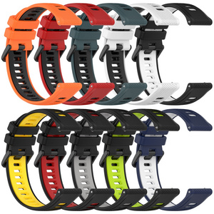 18mm 20mm 22mm rubber silicone garmin watch bands straps