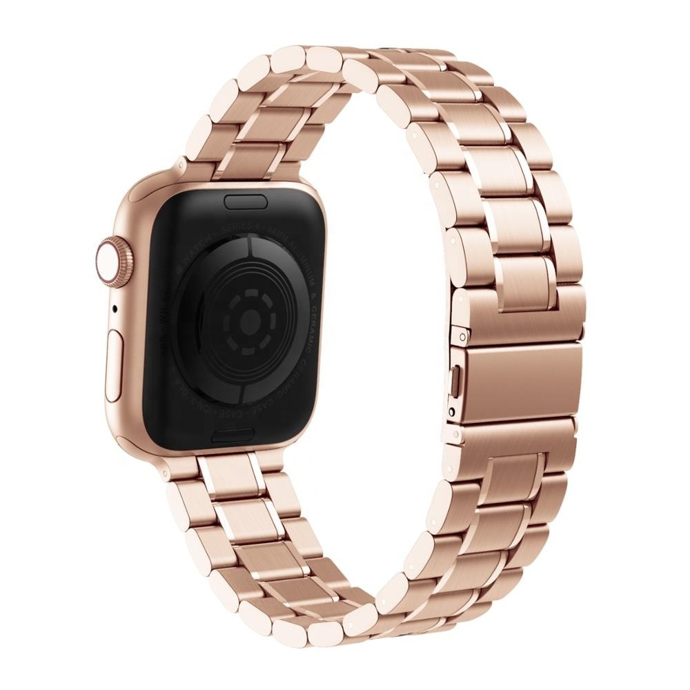 Metal Strap Luxury Smartwatch Band Stainless Steel Link Bracelet For apple watch iwatch series watch belt